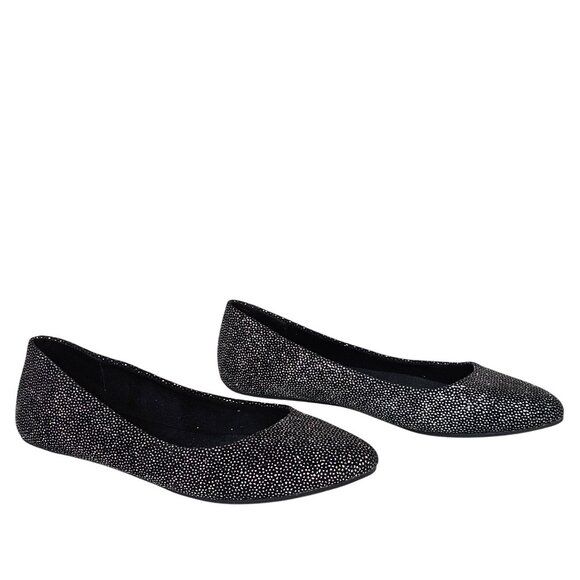 Business Casual Office Workwear Sparkle Shiny Metallic Slip On Flats 8.5M/39 - Picture 12 of 16